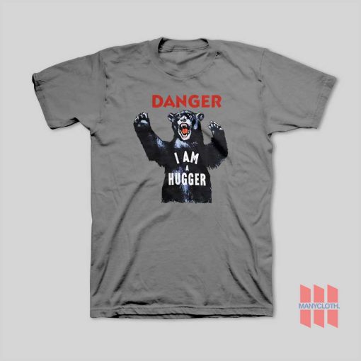 Danger I Am A Hugger T-Shirt Spider Man