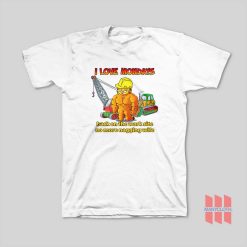 Garfield I Love Mondays Back On The Work Site T-Shirt