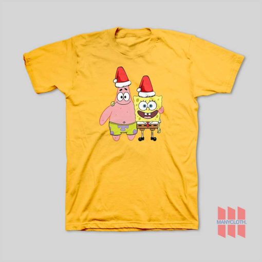 Spongebob and Patrick Christmas T-Shirt