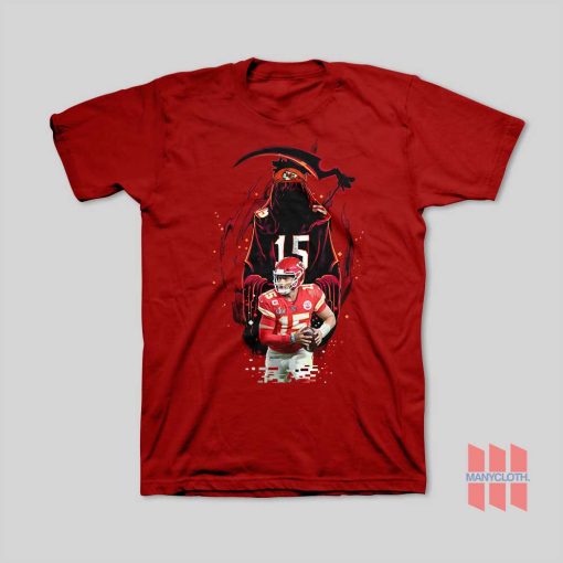 Patrick Mahomes The Grim Reaper Kansas City Chiefs T-Shirt