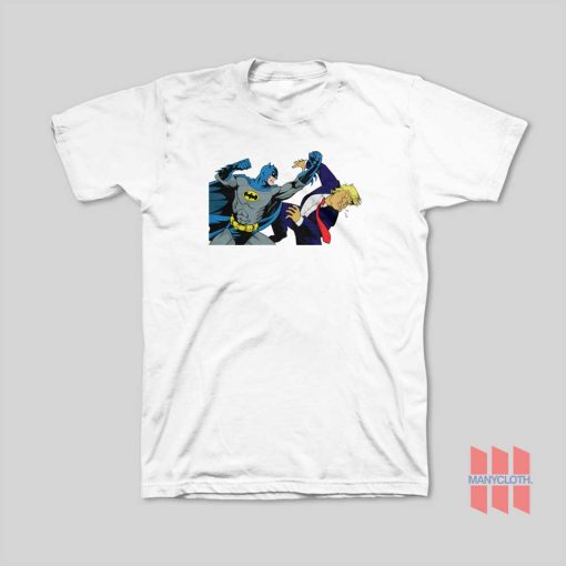 Batman Punching Donald Trump Face T-Shirt