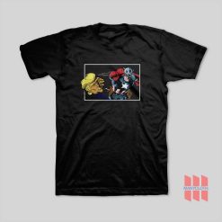 Captain America Punching Donald Trump in the Face T-Shirt