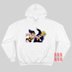 Wonder Woman Punching Donald Trump Face Hoodie