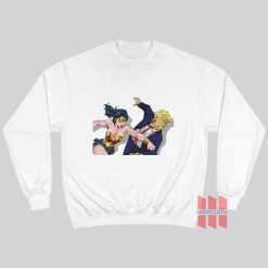 Wonder Woman Punching Donald Trump Face Sweatshirt