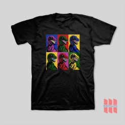 Jurassic Park Dinosaur Pop Art T-Shirt