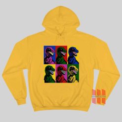 Jurassic Park Dinosaur Pop Art Hoodie