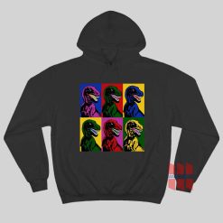 Jurassic Park Dinosaur Pop Art Hoodie