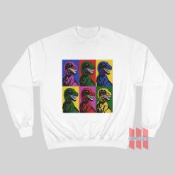 Jurassic Park Dinosaur Pop Art Sweatshirt