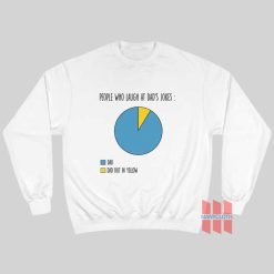 People Who Laugh At Dad Jokes Pie Chart Father’s Day Sweatshirt