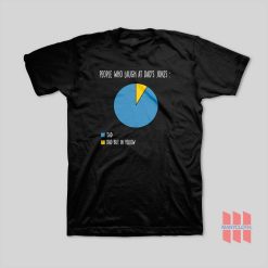 People Who Laugh At Dad Jokes Pie Chart Father's Day T-Shirt