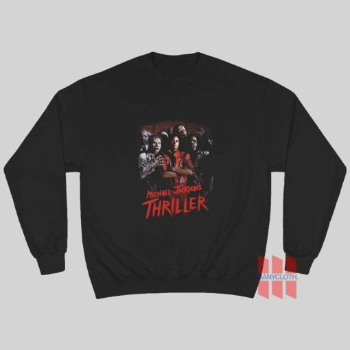 Michael Jackson Thriller Sweatshirt Vintage