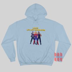 Ms Marvel Ladies Lets Get Information Hoodie