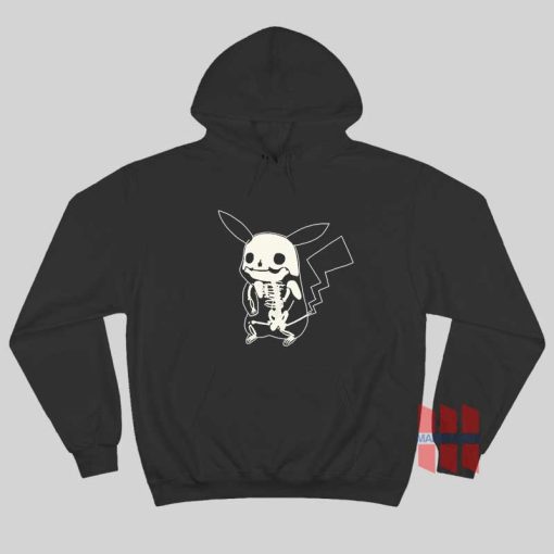 Pikachu Skeleton Pokemon Hoodie