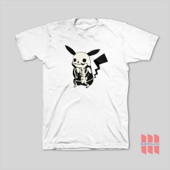 Pikachu Skeleton Pokemon T-Shirt