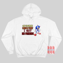 Sonic Of Course I Reply Fast I Got No Friends Hoodie