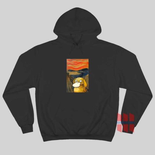 Psyduck The Scream Hoodie