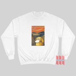 Psyduck The Scream Sweatshirt