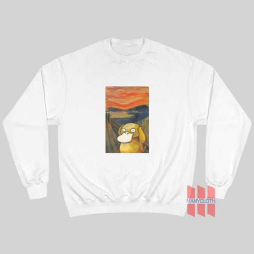 Psyduck The Scream Sweatshirt