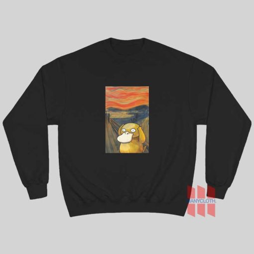 Psyduck The Scream Sweatshirt