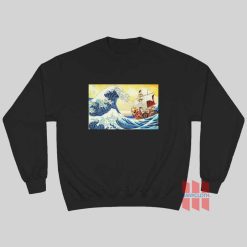 One Piece The Great Wave off Kanagawa Sweatshirt