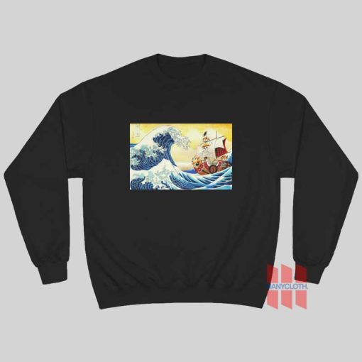 One Piece The Great Wave off Kanagawa Sweatshirt