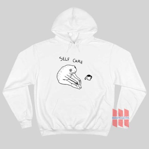 Funny Frog Self Care Hoodie