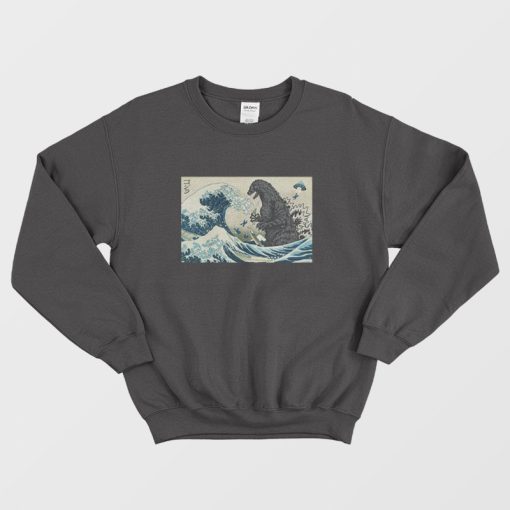 Godzilla Great Wave Sweatshirt