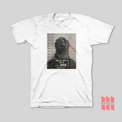 Godzilla Mugshot T-Shirt