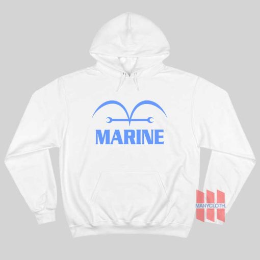 One Piece Marine Logo Hoodie