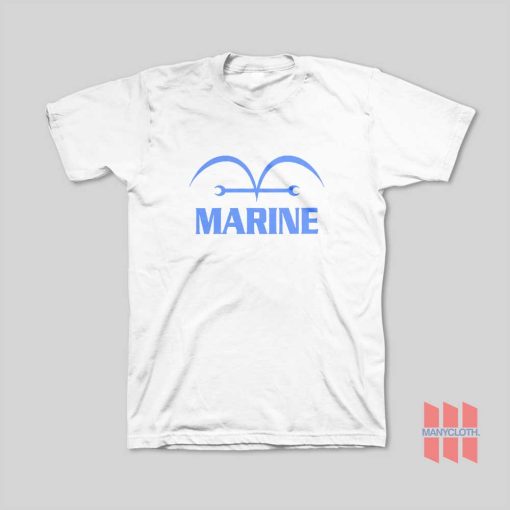 One Piece Marine Logo T-Shirt