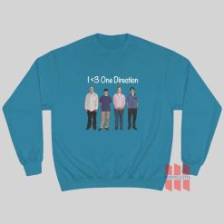 I love One Direction Weezer Sweatshirt