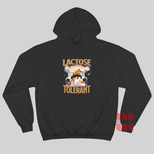 Lactose Intolerant Funny Milk Hoodie