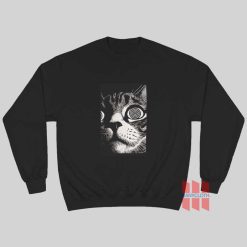 Psychedelic Cat Sweatshirt