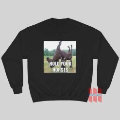 Hold Your Horses Funny Sweatshirt