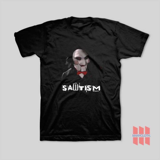 Billy The Puppet Sawtism Autism T-Shirt