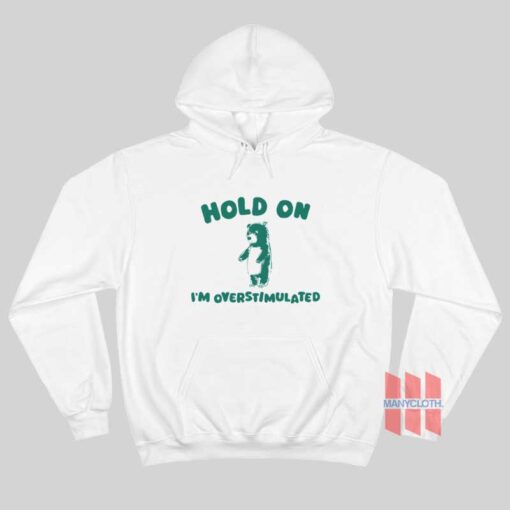 Hold On I’m Overstimulated Hoodie