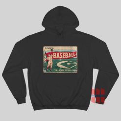 Vintage Baseball Trading Card Hoodie