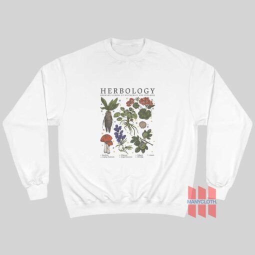 Herbology Plants Botanical Lover Magic Wizard Sweatshirt