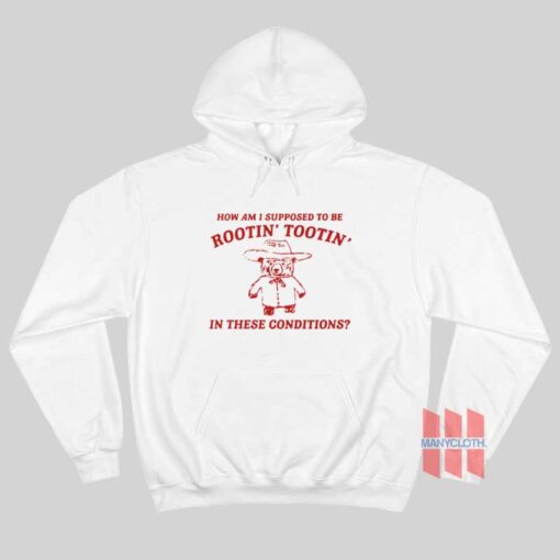 How Am I Supposed to be Rootin’ Tootin’ In These Conditions Hoodie