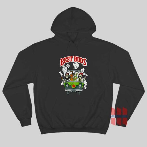 Best Buds Cheech and Chong Scooby Doo Hoodie